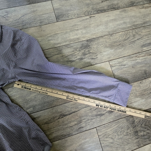 Lucky Brand Men's Large Classic Stretch Patterned Shirt - Picture 7 of 12